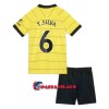 Virallinen Fanipaita + Shortsit Chelsea Thiago Silva 6 Vieraspelipaita 2021-22 - Lasten